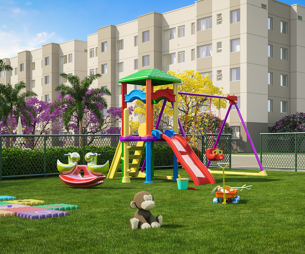 Apartamento à venda em Santa Cruz com 41 m²,  2 quartos 