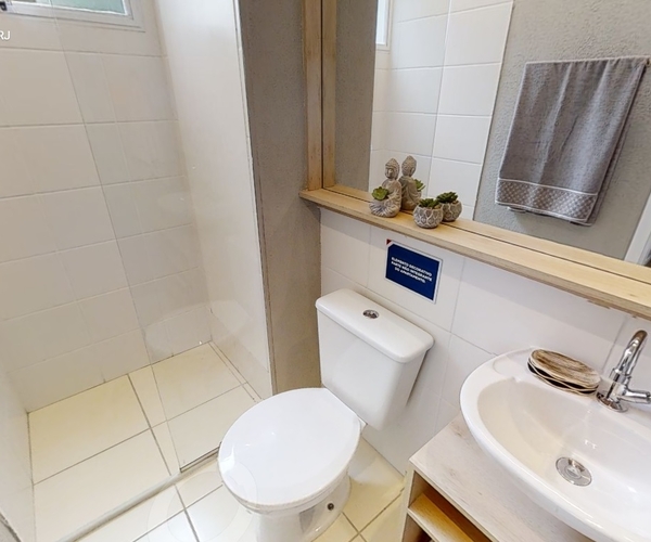 Apartamento à venda em Santa Cruz com 41 m²,  2 quartos 