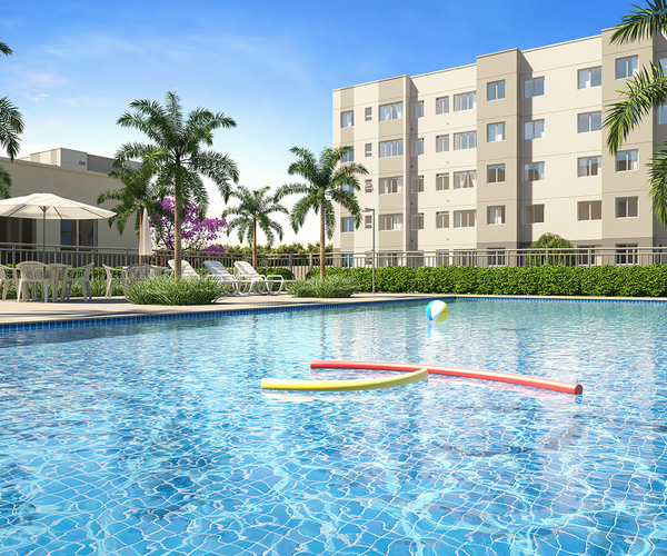 Apartamento à venda em Santa Cruz com 41 m²,  2 quartos 