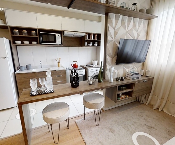 Apartamento à venda em Santa Cruz com 41 m²,  2 quartos 