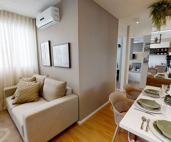 Apartamento à venda em Santa Cruz com 41 m²,  2 quartos 
