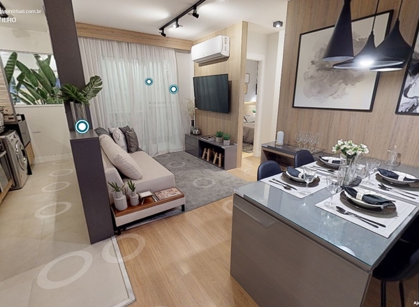 Apartamento à venda em Del Castilho com 48 m²,  2 quartos 