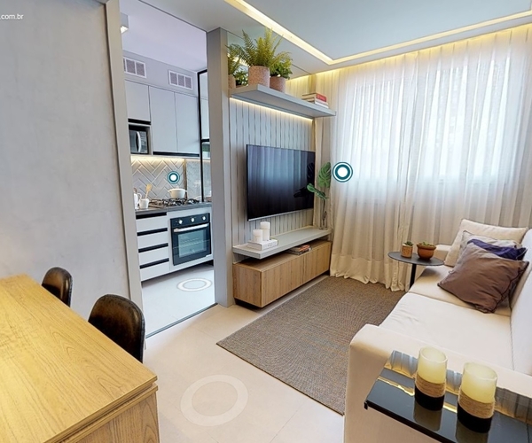 Apartamento à venda em Piedade com 42,66 m²,  2 quartos 