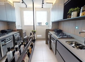 Apartamento à venda em São Cristovão com 42,66 m²,  2 quartos 