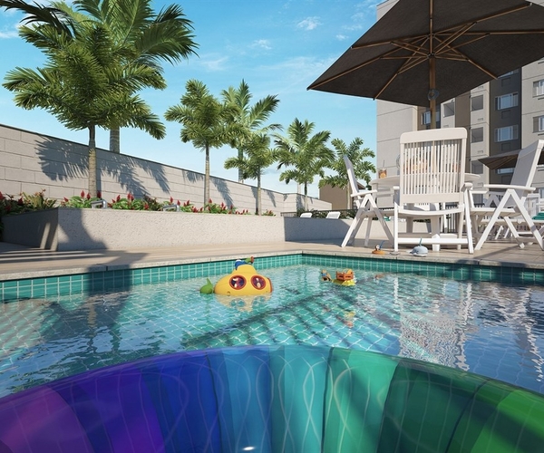 Apartamento à venda em São Cristovão com 42,66 m²,  2 quartos 