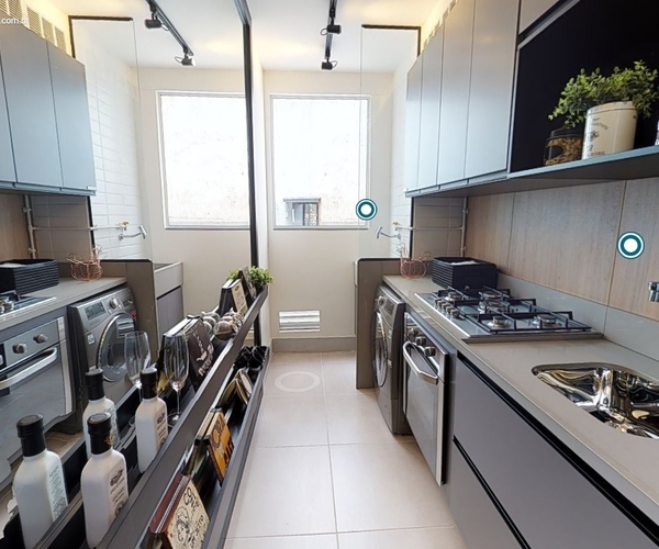 Apartamento à venda em São Cristovão com 42,66 m²,  2 quartos 