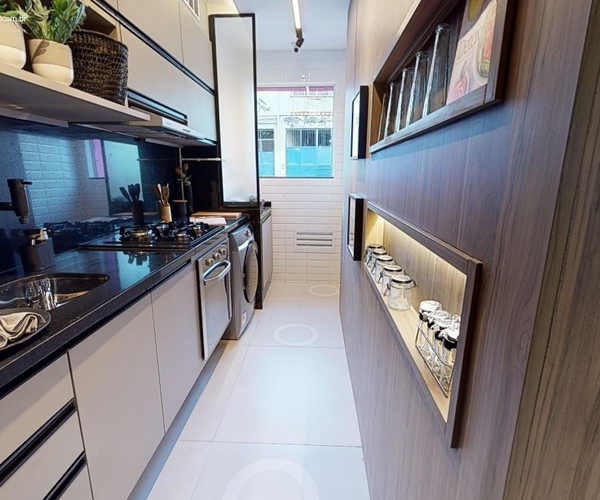 Apartamento à venda em Ramos com 42,73 m²,  2 quartos 