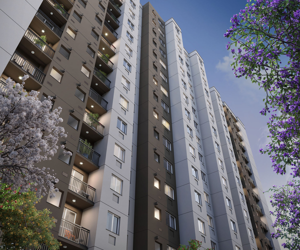 Apartamento à venda em Ramos com 42,73 m²,  2 quartos 