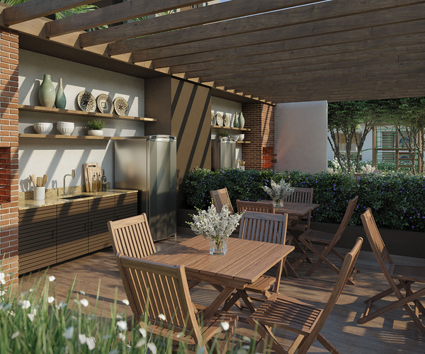 Apartamento à venda em Ramos com 42,73 m²,  2 quartos 