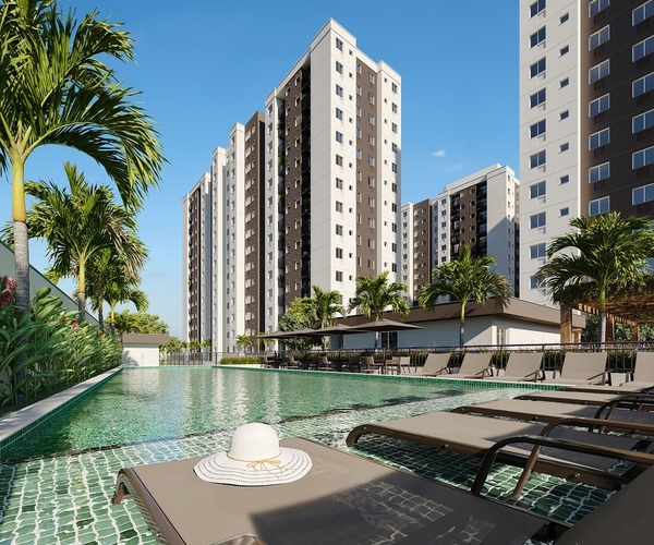 Apartamento à venda no Engenho de Dentro com 44,90 m²,  2 quartos 