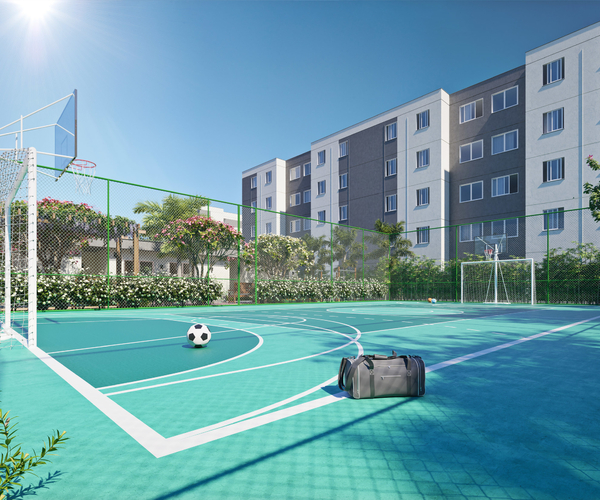 Apartamento à venda em Guaratiba com 42,30 m²,  2 quartos 