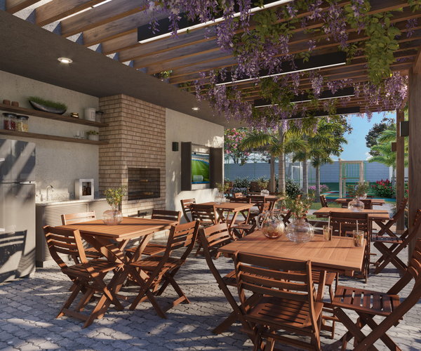 Apartamento à venda em Guaratiba com 42,30 m²,  2 quartos 