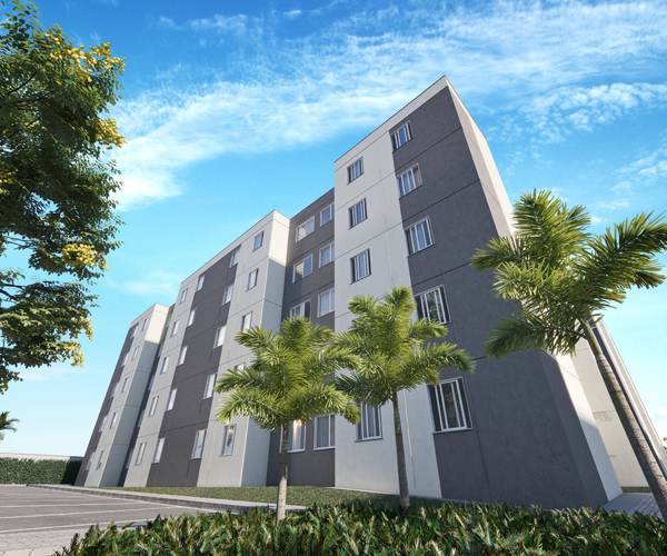 Apartamento à venda em Guaratiba com 42,30 m²,  2 quartos 