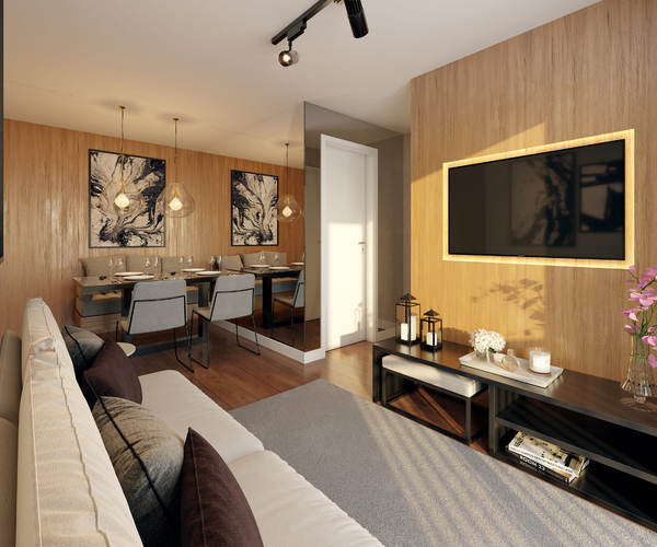 Apartamento à venda em Jacarepaguá com 44,90 m²,  2 quartos 