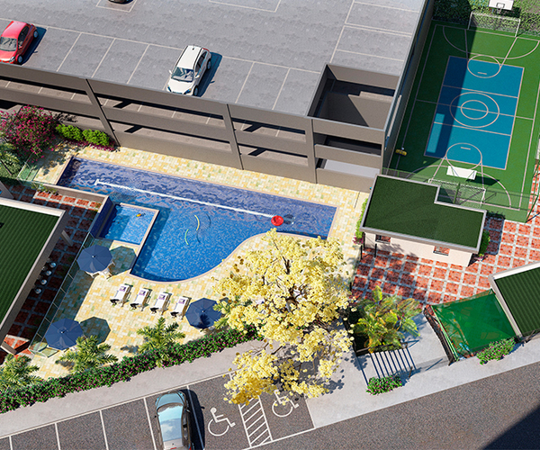 Apartamento à venda no Pechincha com 48 m², 2 quartos