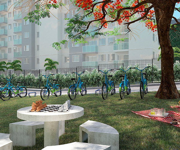 Apartamento à venda no Pechincha com 48 m², 2 quartos