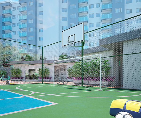 Apartamento à venda no Pechincha com 48 m², 2 quartos