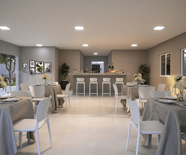 Apartamento à venda em Campo Grande com 43,94 m²,  2 quartos 