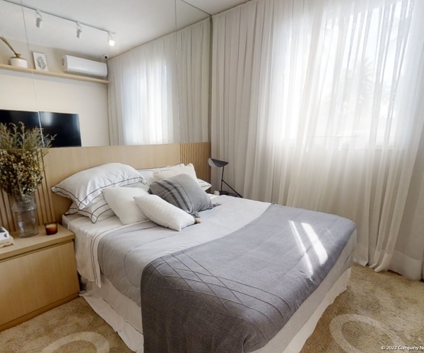 Apartamento à venda em Campo Grande com 43,94 m²,  2 quartos 