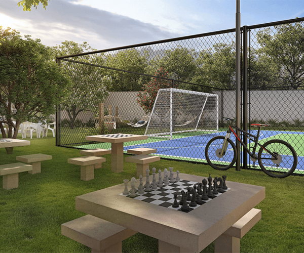 Apartamento à venda em Campo Grande com 43,94 m²,  2 quartos 