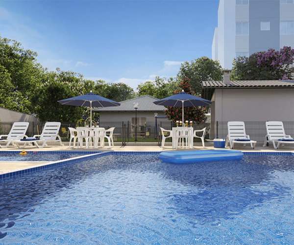 Apartamento à venda em Campo Grande com 43,94 m²,  2 quartos 