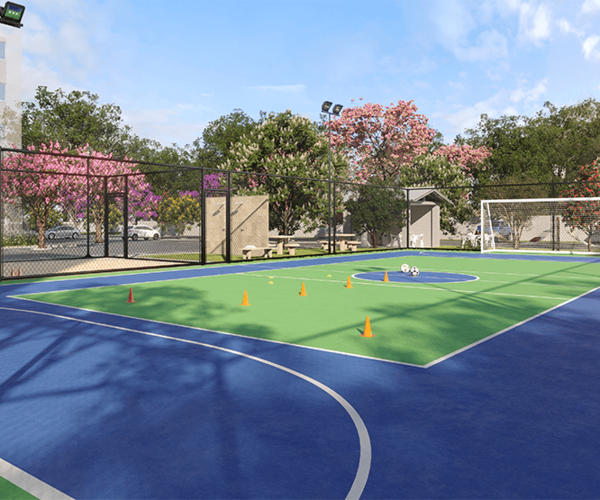 Apartamento à venda em Campo Grande com 43,94 m²,  2 quartos 