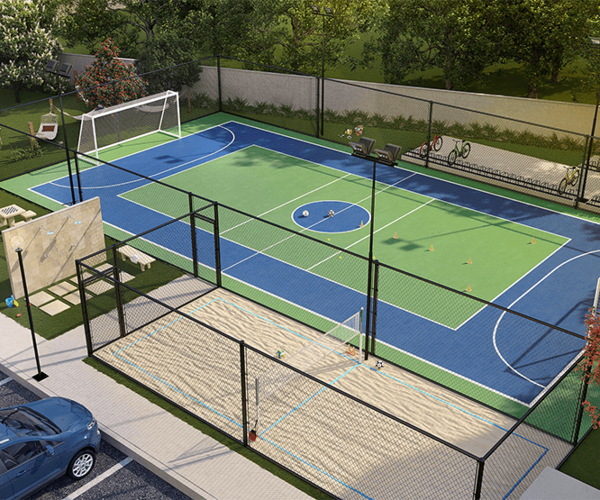 Apartamento à venda em Campo Grande com 43,94 m²,  2 quartos 