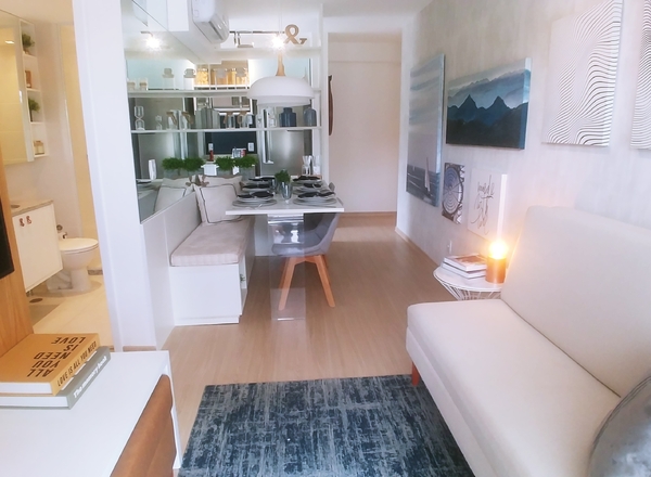 Apartamento à venda com 53 a 60 m², 2 e 3 quartos