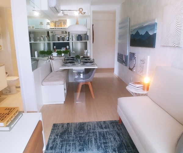 Apartamento à venda com 53 a 60 m², 2 e 3 quartos