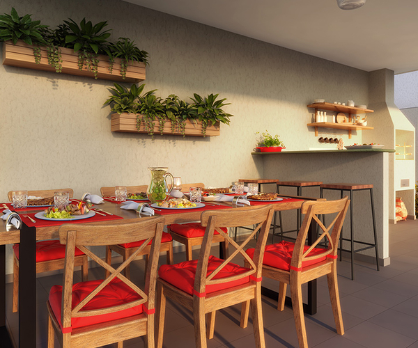 Apartamento à venda em Guaratiba com 40,54 m²,  2 quartos 