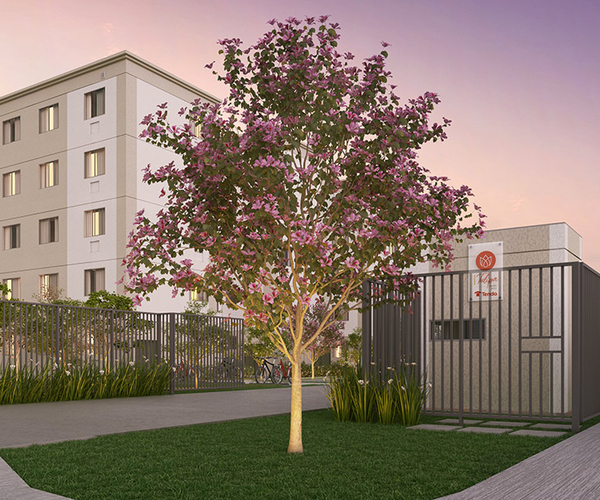 Apartamento à venda em Guaratiba com 40,54 m²,  2 quartos 