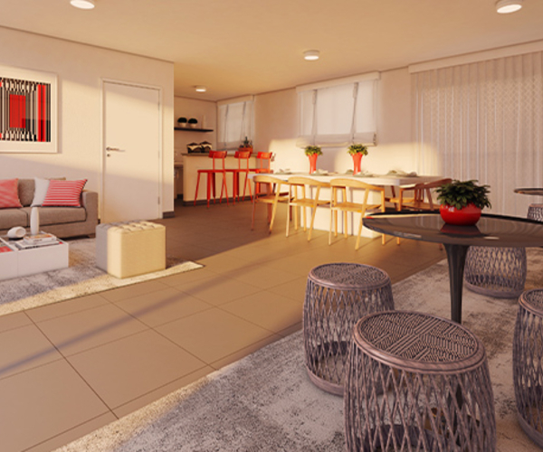 Apartamento à venda em Vargem Pequena com 43,25 m²,  2 quartos 