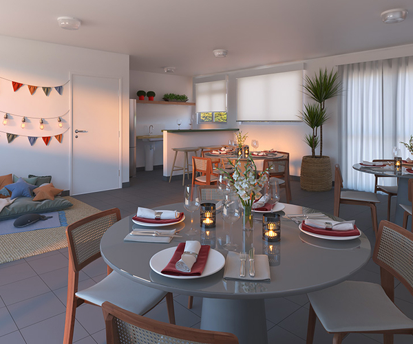 Apartamento à venda em Nova Iguaçu com 40,54 m²,  2 quartos 