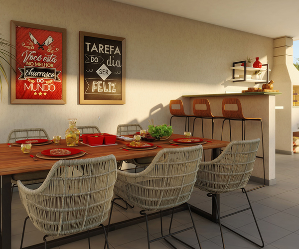 Apartamento à venda em Nova Iguaçu com 40,54 m²,  2 quartos 