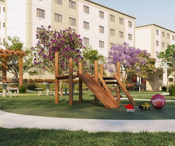 Apartamento à venda em Nova Iguaçu com 40,54 m²,  2 quartos 