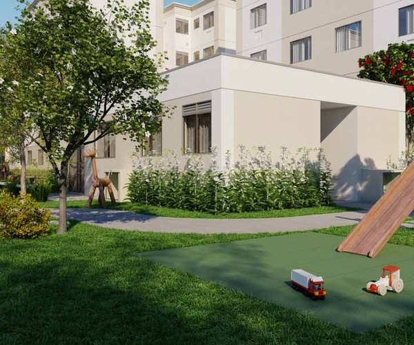 Apartamento à venda em Paciência com 40,54 m²,  2 quartos 