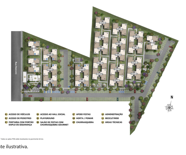 Apartamento à venda em São Gonçalo com 41 m²,  2 quartos 