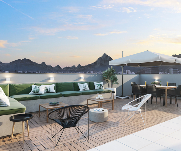 Apartamento em São Cristóvão com 61,40 m², 2 quartos 