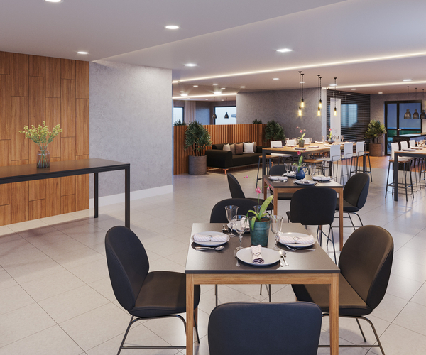 Apartamento em São Cristóvão com 61,40 m², 2 quartos 