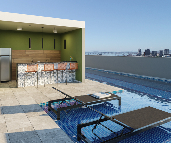 Apartamento em São Cristóvão com 61,40 m², 2 quartos 