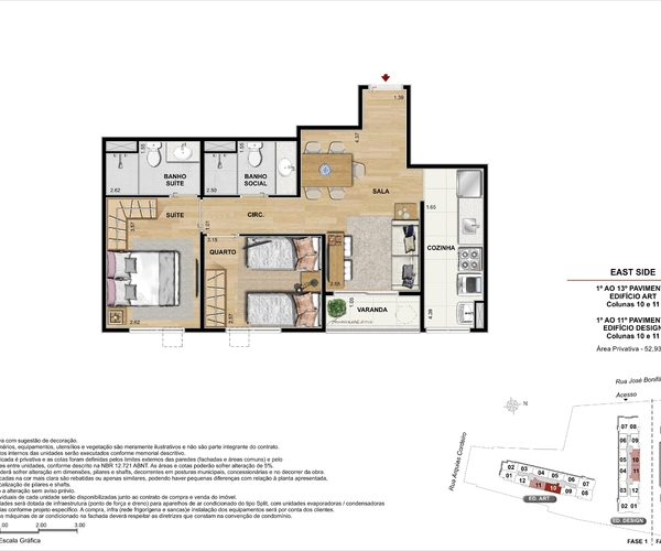 Apartamento à venda no Méier com 55,30 m² - 2 quartos
