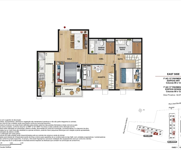 Apartamento à venda no Méier com 55,30 m² - 2 quartos