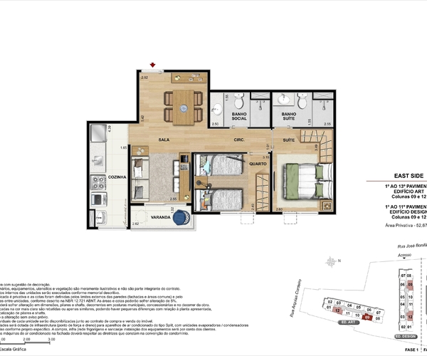 Apartamento à venda no Méier com 55,30 m² - 2 quartos