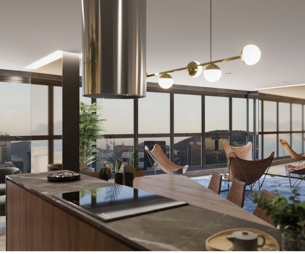 Apartamento à venda no Centro com 34,25 m² - 1 quartos