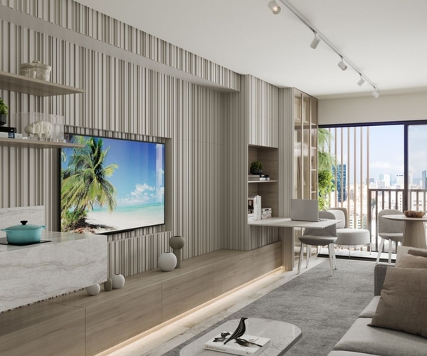 Apartamento à venda no Centro com 34,25 m² - 1 quartos