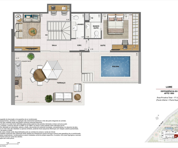 Apartamento à venda no Recreio com 82,83 m² - 3 quartos