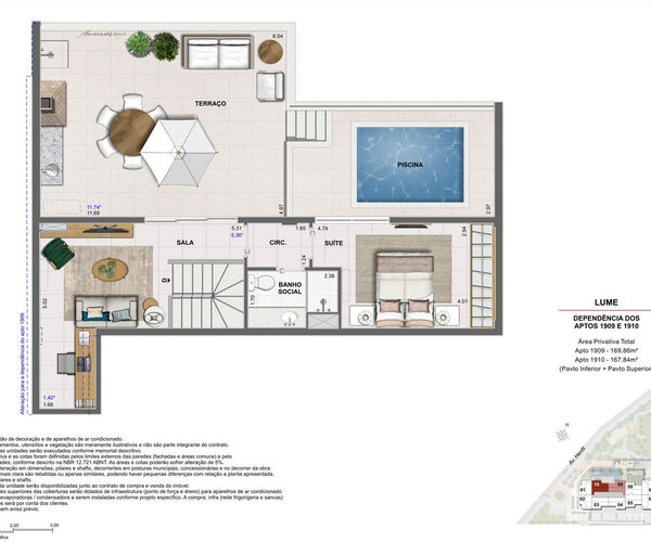 Apartamento à venda no Recreio com 82,83 m² - 3 quartos
