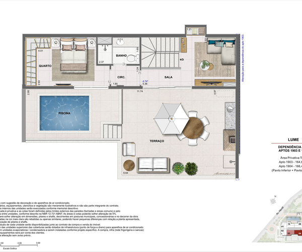 Apartamento à venda no Recreio com 82,83 m² - 3 quartos