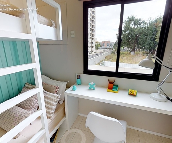 Apartamento à venda em Del Castilho com 64,37 m²,  3 quartos 