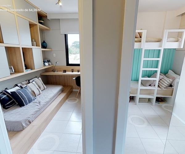 Apartamento à venda em Del Castilho com 64,37 m²,  3 quartos 